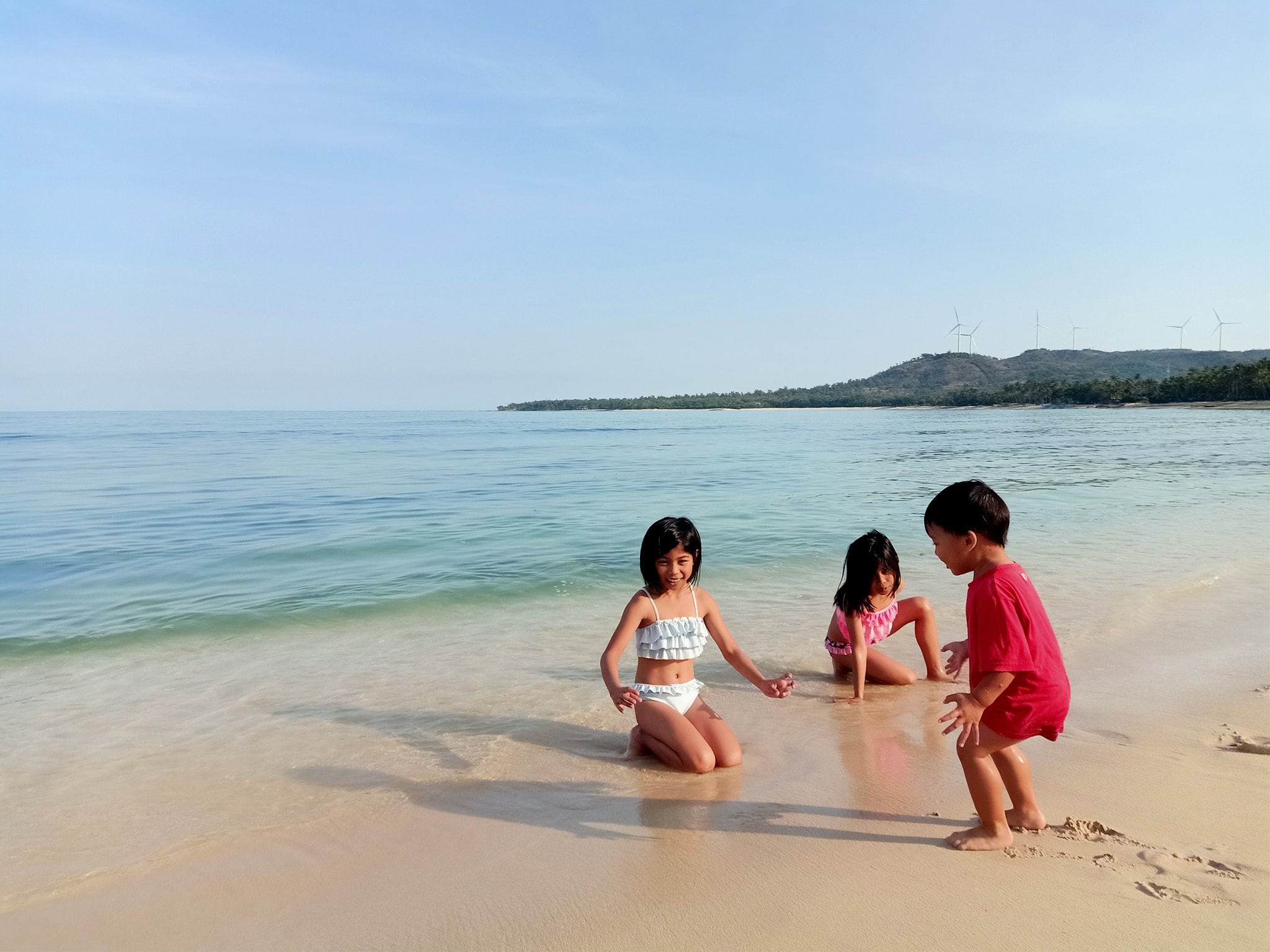 kids playing on saud beach